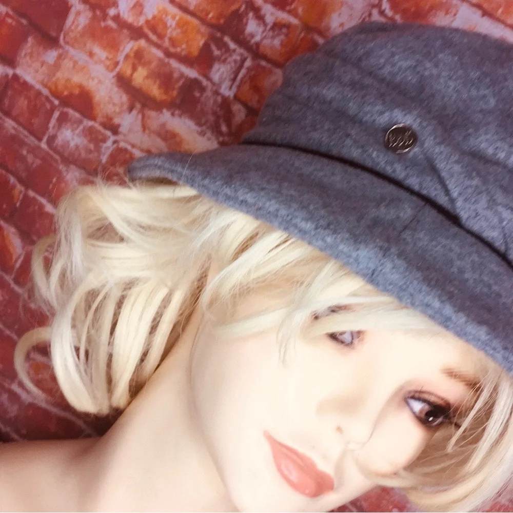 Vintage Sigii Gray Wool Blend Cloche Hat